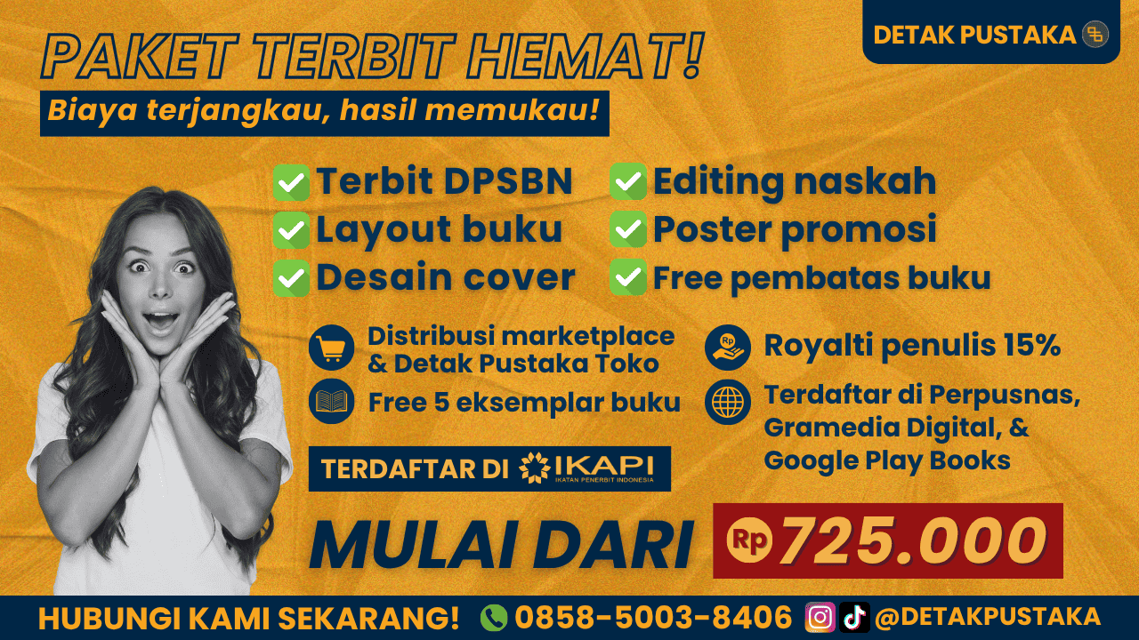 Jasa Penerbitan Buku Ber-ISBN, Anggota IKAPI, Kredibel dengan Harga Terjangkau