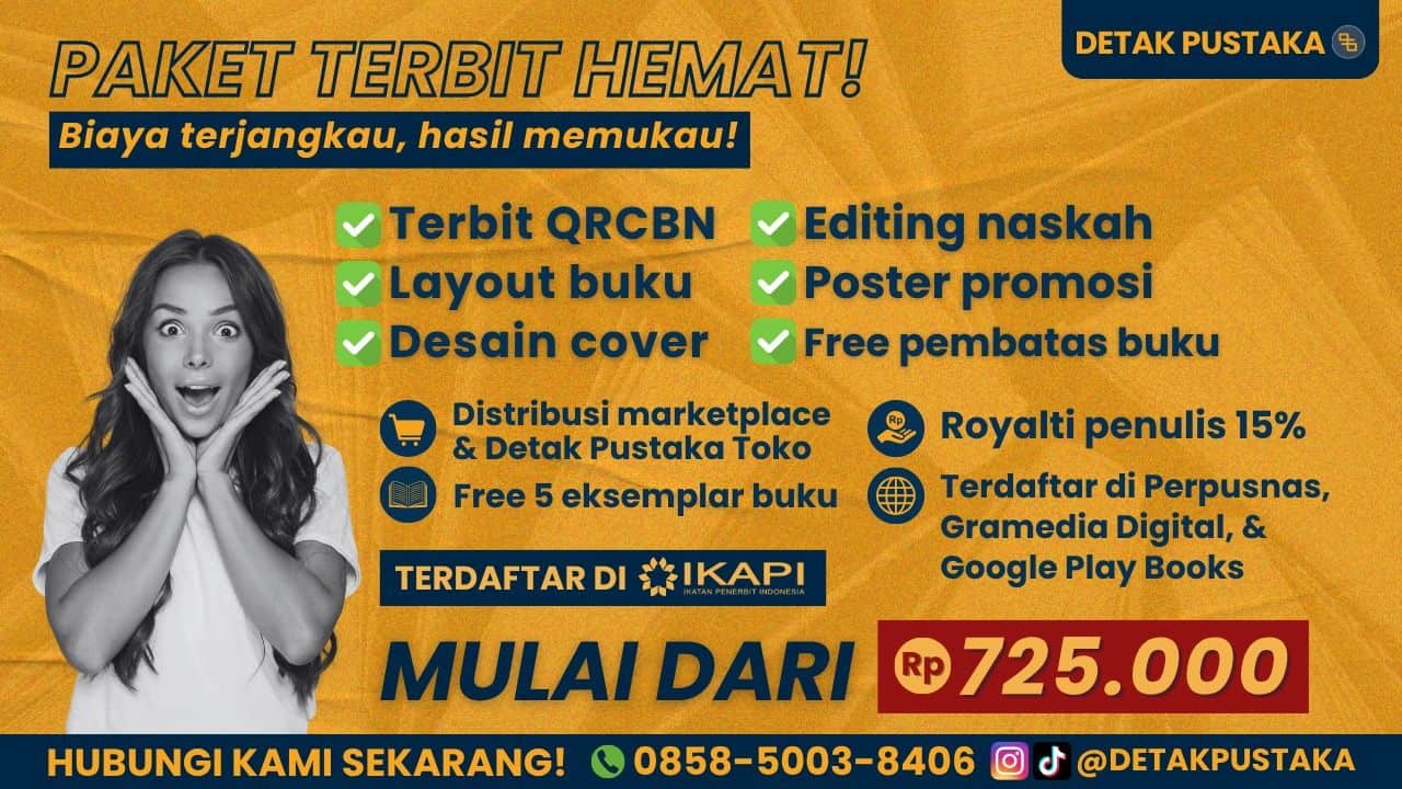 Jasa Penerbitan Buku Ber-ISBN, Anggota IKAPI, Kredibel dengan Harga Terjangkau