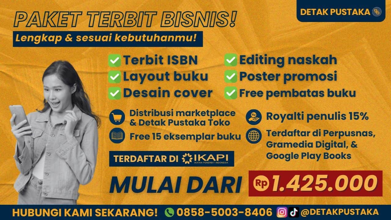 Jasa Penerbitan Buku Ber-ISBN, Anggota IKAPI, Kredibel dengan Harga Terjangkau