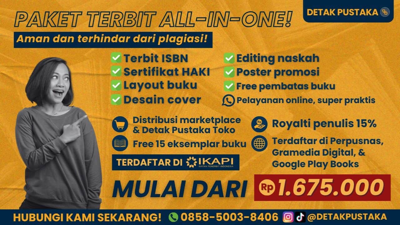 Jasa Penerbitan Buku Ber-ISBN, Anggota IKAPI, Kredibel dengan Harga Terjangkau