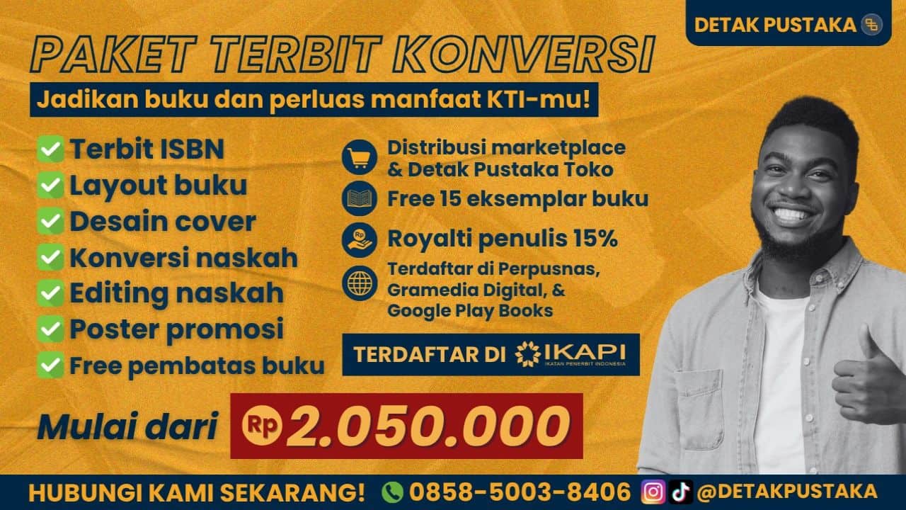 Jasa Penerbitan Buku Ber-ISBN, Anggota IKAPI, Kredibel dengan Harga Terjangkau