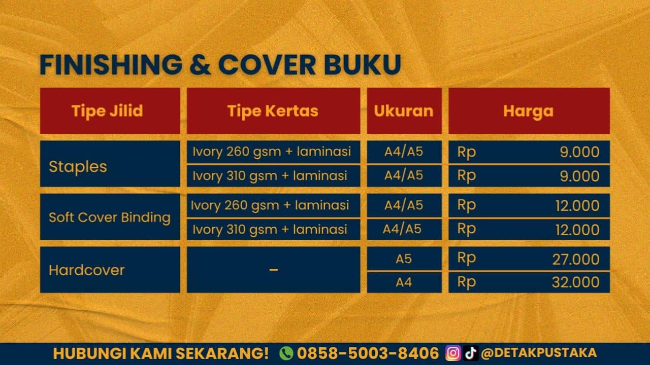 5 Rekomendasi Jasa Cetak Buku Berkualitas Cocok untuk Penulis Pemula maupun Profesional 