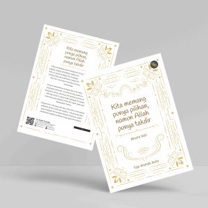 Buku Kita Memang Punya Pilihan, Namun Allah Punya Takdir